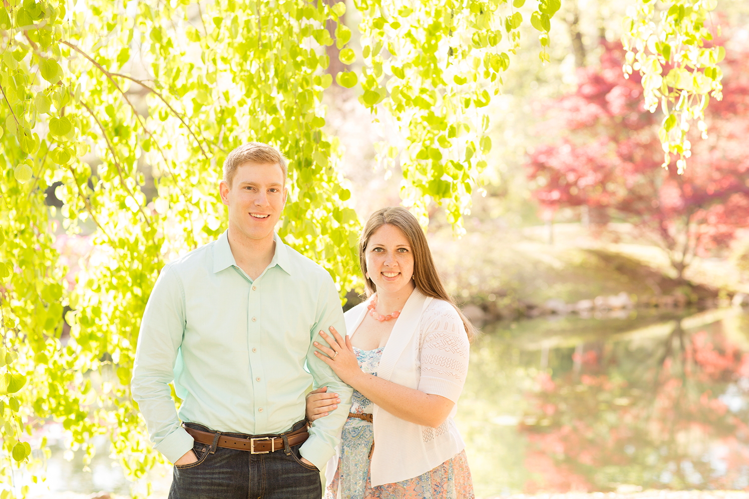 Christina  Mikes Spring Engagement Shoot at Maymont - Image Property of www.j-dphoto.com
