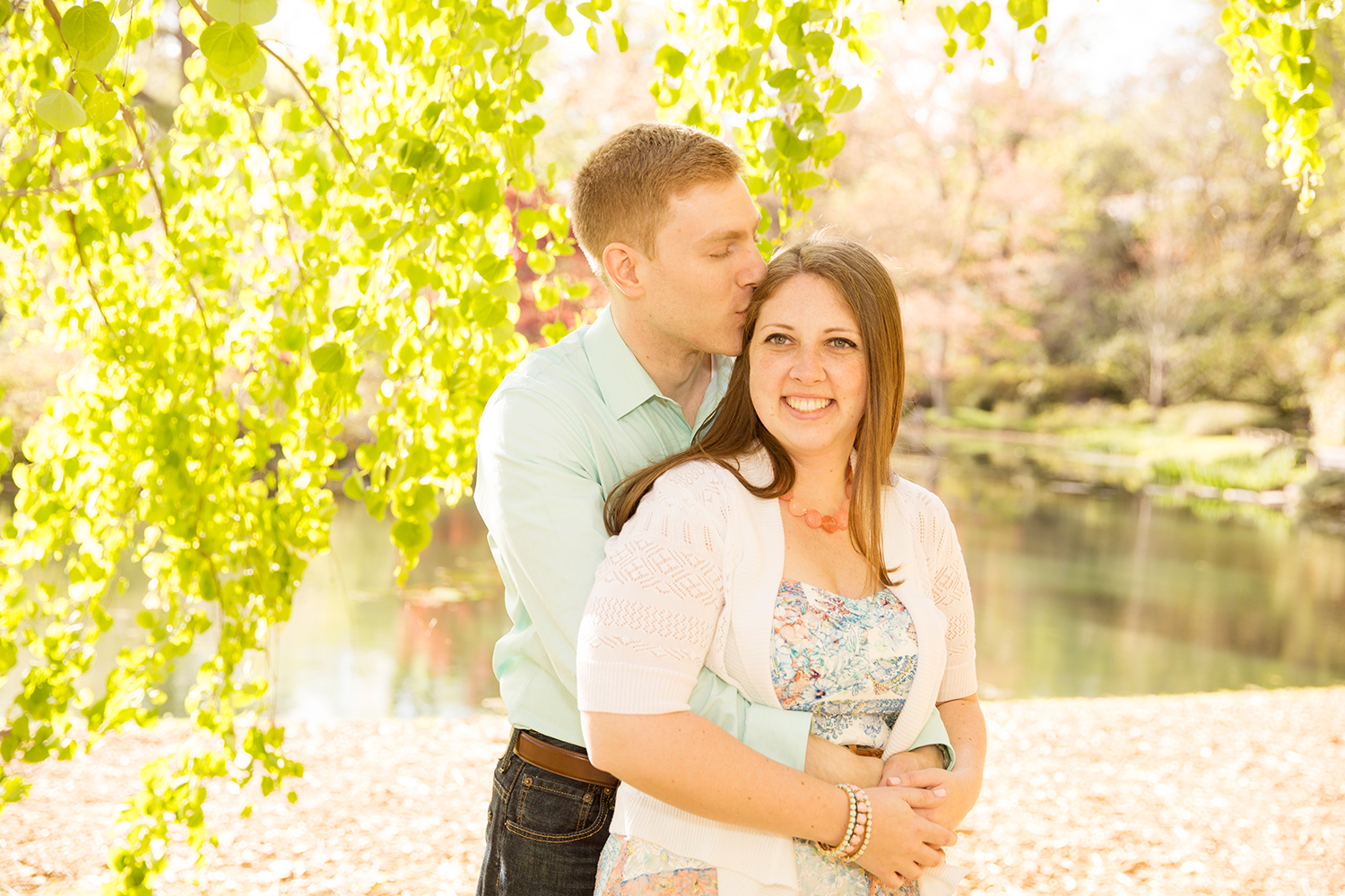 Christina  Mikes Spring Engagement Shoot at Maymont - Image Property of www.j-dphoto.com
