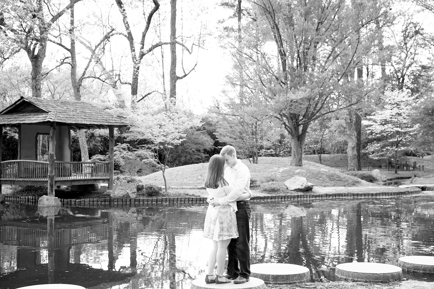 Christina  Mikes Spring Engagement Shoot at Maymont - Image Property of www.j-dphoto.com