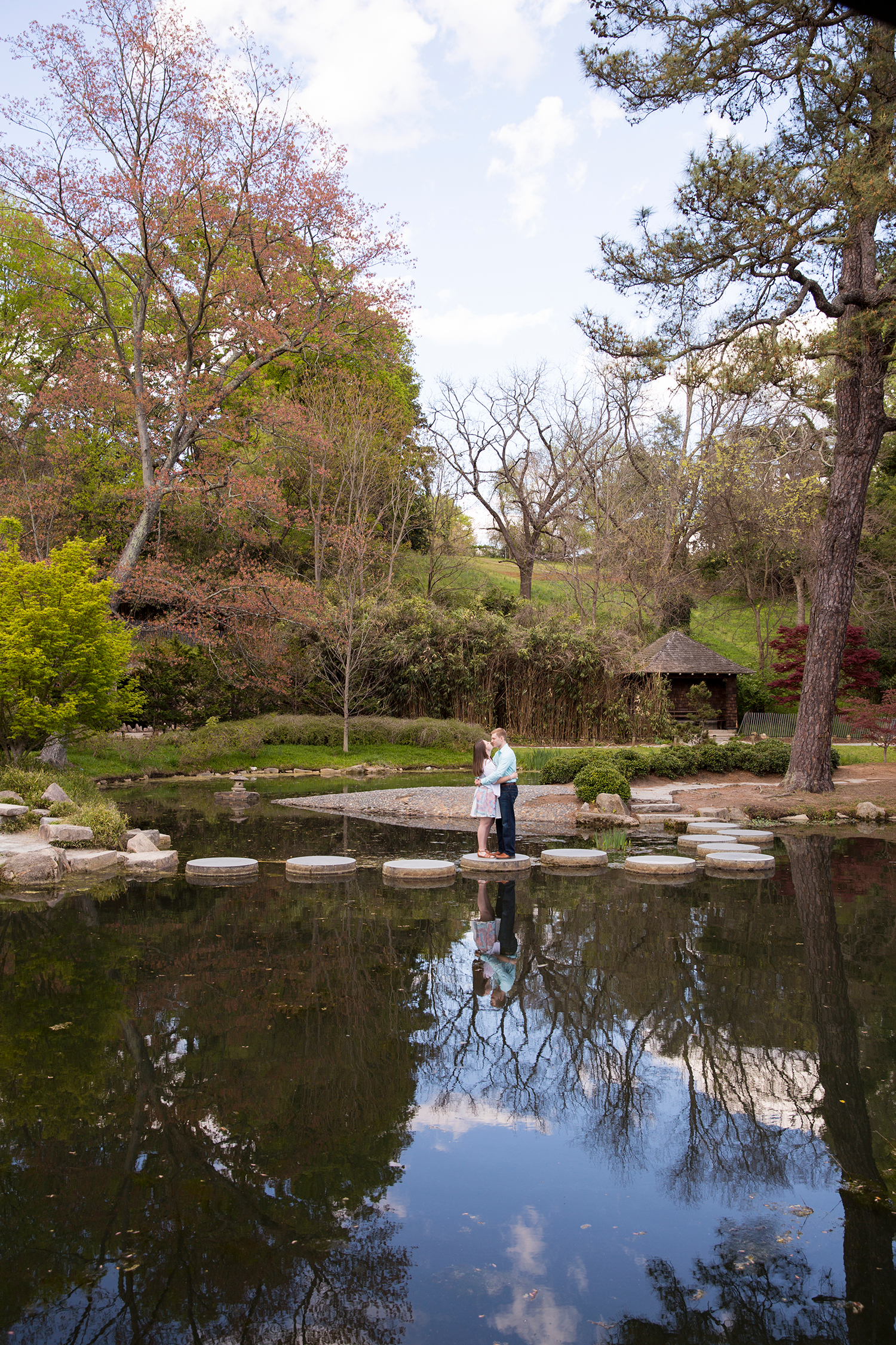 Christina  Mikes Spring Engagement Shoot at Maymont - Image Property of www.j-dphoto.com