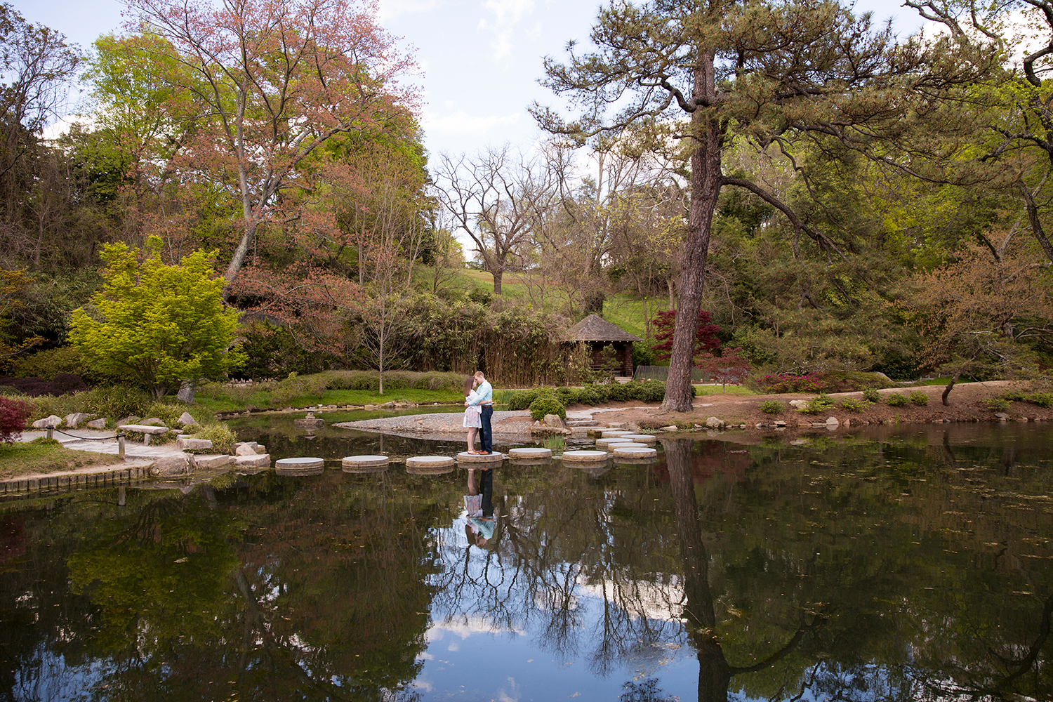 Christina  Mikes Spring Engagement Shoot at Maymont - Image Property of www.j-dphoto.com