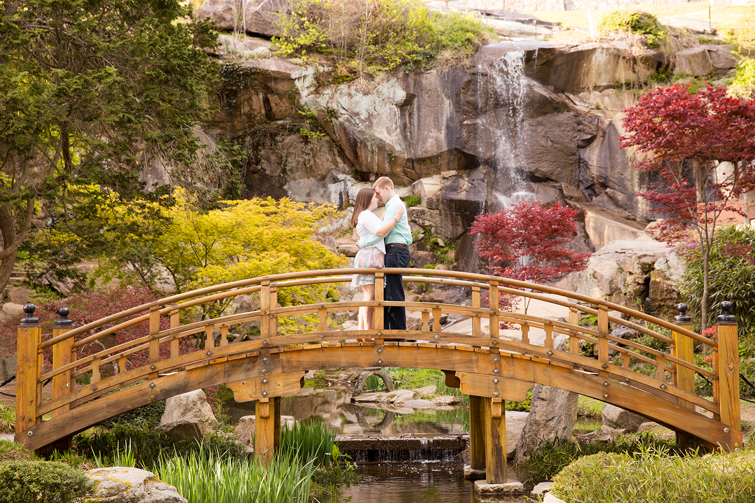 Christina  Mikes Spring Engagement Shoot at Maymont - Image Property of www.j-dphoto.com