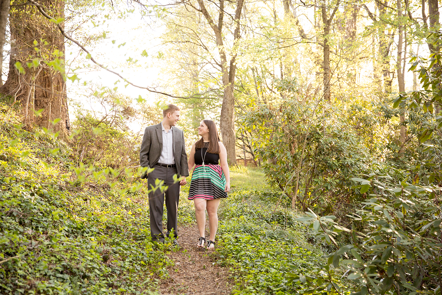 Christina  Mikes Spring Engagement Shoot at Maymont - Image Property of www.j-dphoto.com