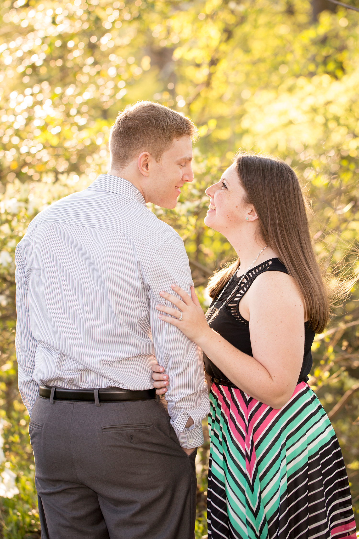 Christina  Mikes Spring Engagement Shoot at Maymont - Image Property of www.j-dphoto.com
