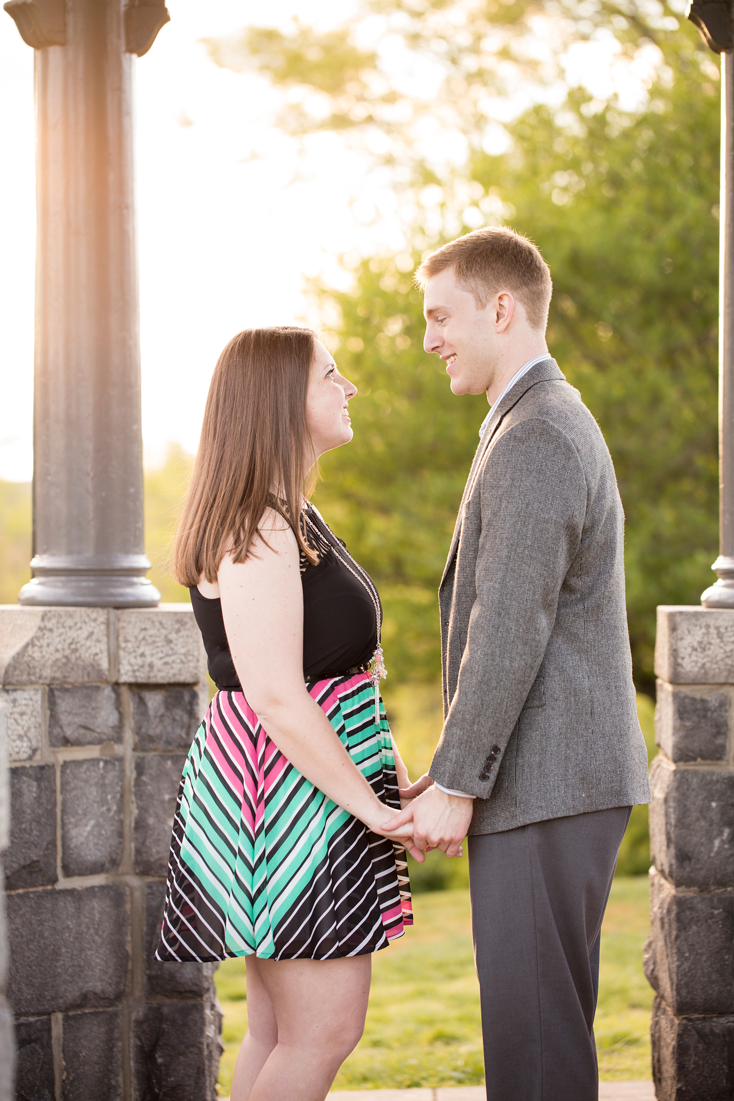 Christina  Mikes Spring Engagement Shoot at Maymont - Image Property of www.j-dphoto.com