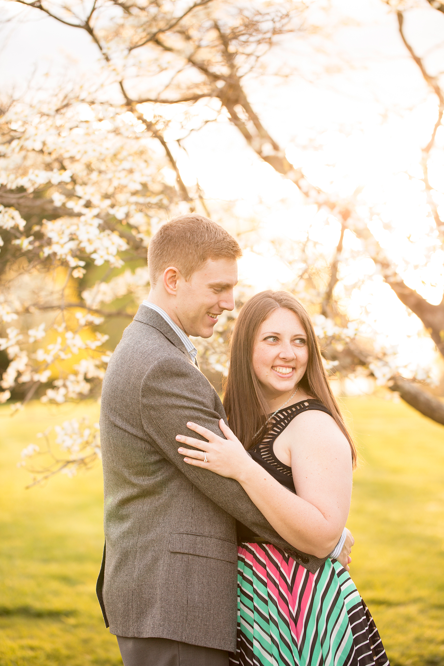 Christina  Mikes Spring Engagement Shoot at Maymont - Image Property of www.j-dphoto.com