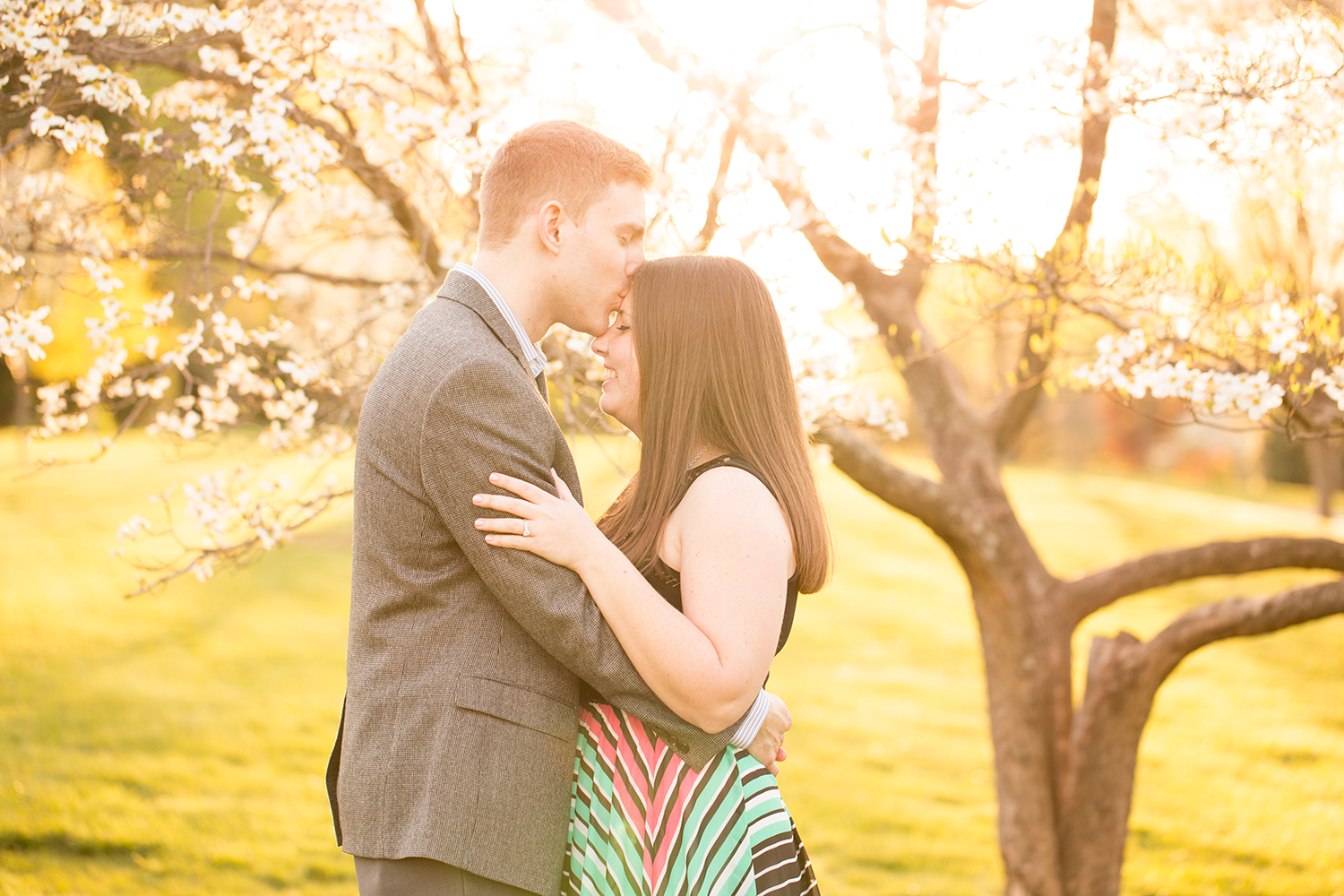 Christina  Mikes Spring Engagement Shoot at Maymont - Image Property of www.j-dphoto.com