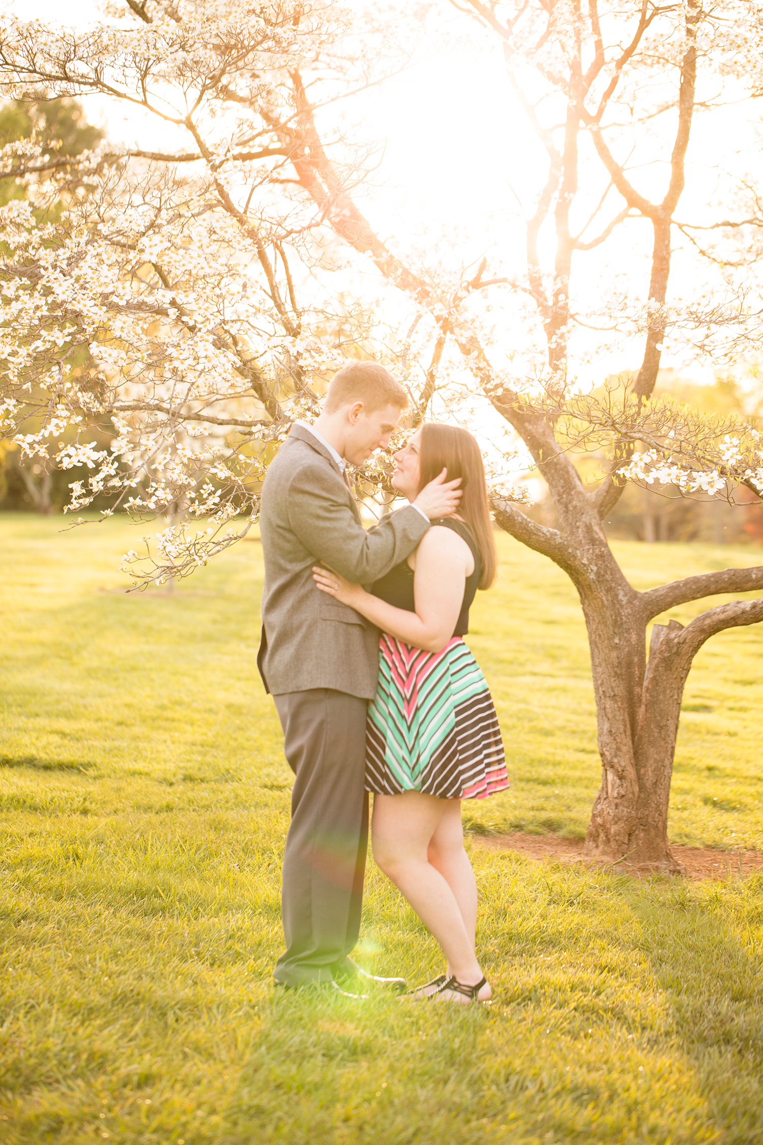 Christina  Mikes Spring Engagement Shoot at Maymont - Image Property of www.j-dphoto.com