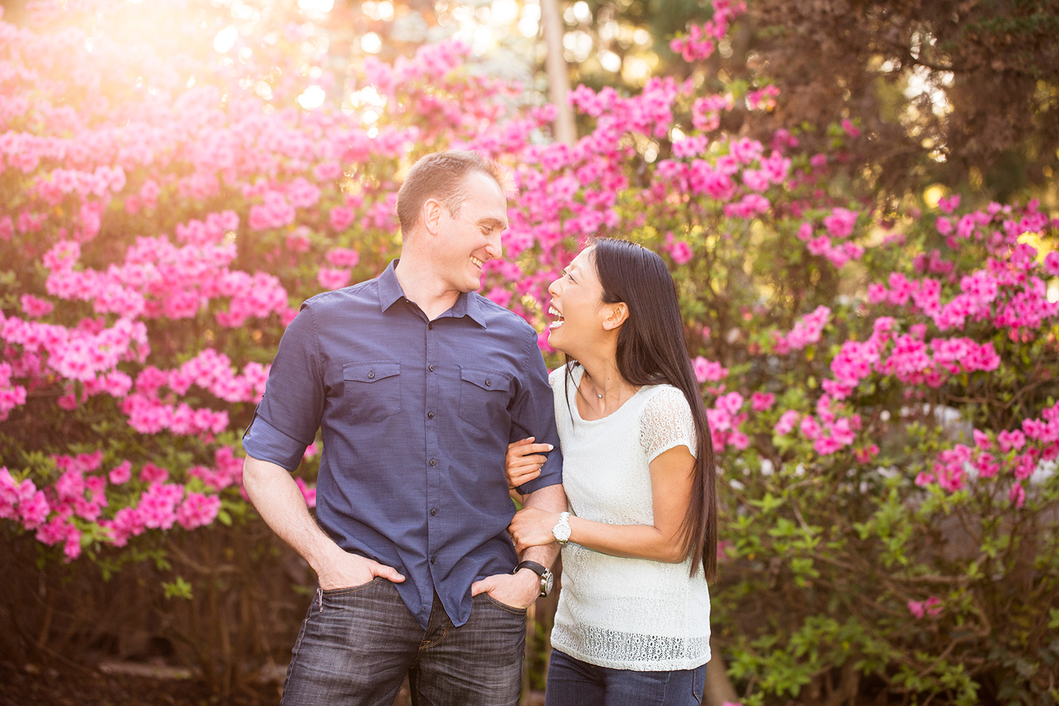 Spring Engagement Shoot at Celebrations - Image Property of www.j-dphoto.com