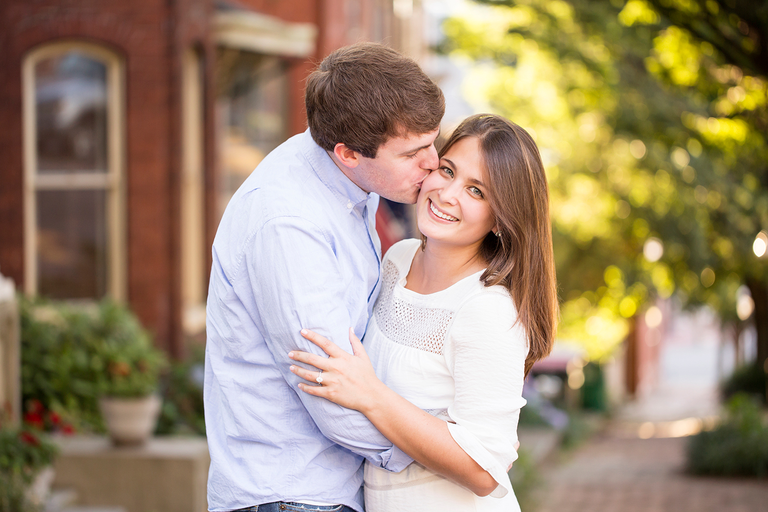 Sarah  Joshs Sunset Engagement Session - Image Property of www.j-dphoto.com