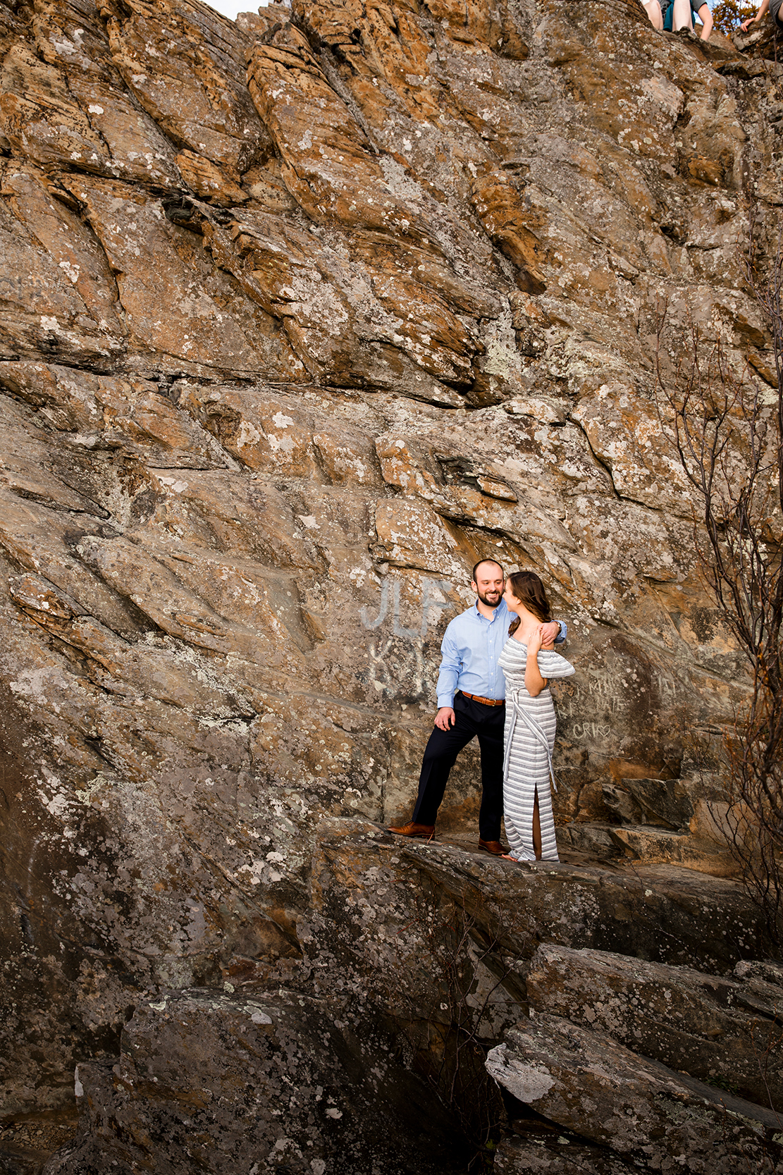 Alexa  Nathans Engagement Shoot on Humpback Rock - Image Property of www.j-dphoto.com