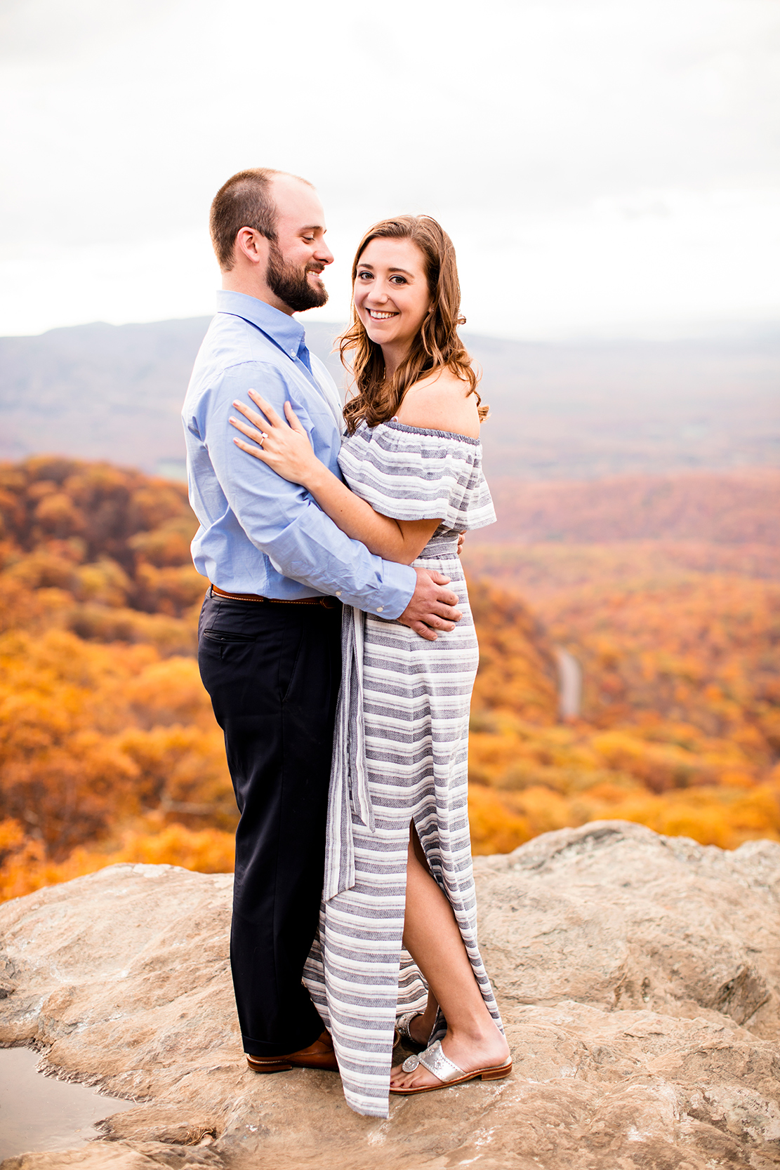 Alexa  Nathans Engagement Shoot on Humpback Rock - Image Property of www.j-dphoto.com