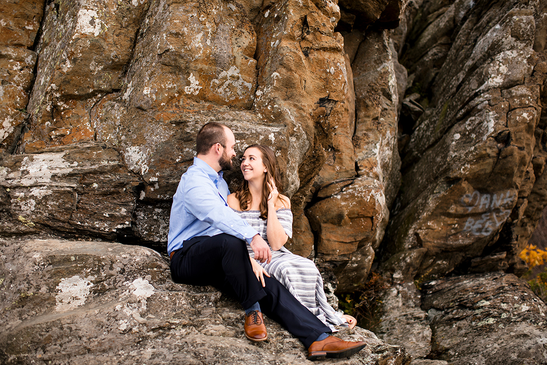 Alexa  Nathans Engagement Shoot on Humpback Rock - Image Property of www.j-dphoto.com