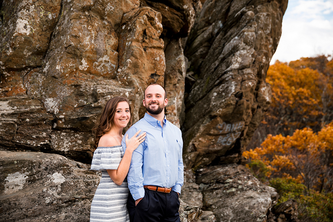 Alexa  Nathans Engagement Shoot on Humpback Rock - Image Property of www.j-dphoto.com
