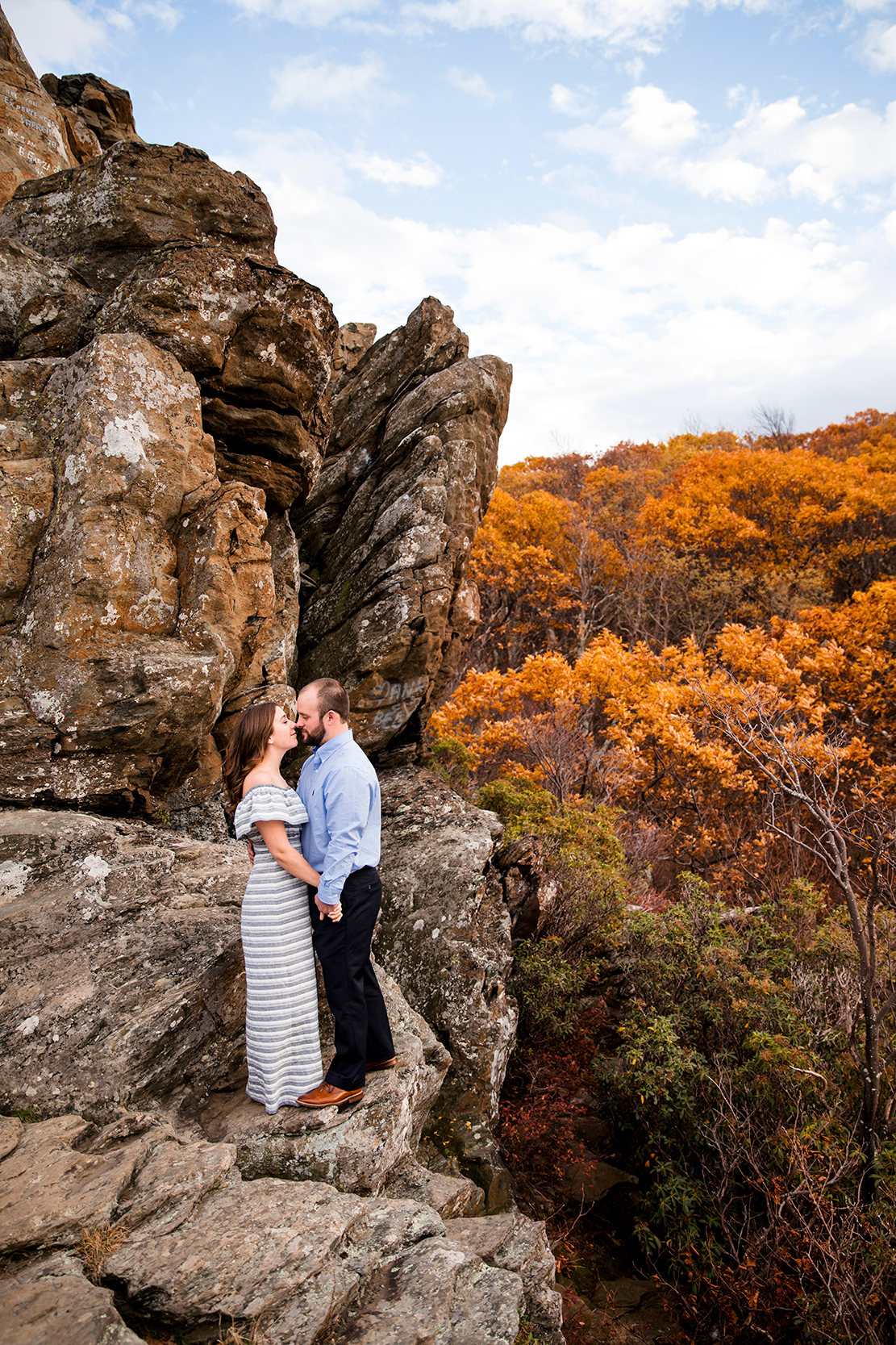 Alexa  Nathans Engagement Shoot on Humpback Rock - Image Property of www.j-dphoto.com