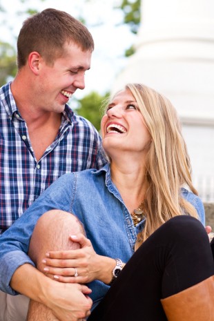 Adam  Amandas Engagement Photos on Church Hill - Image Property of www.j-dphoto.com