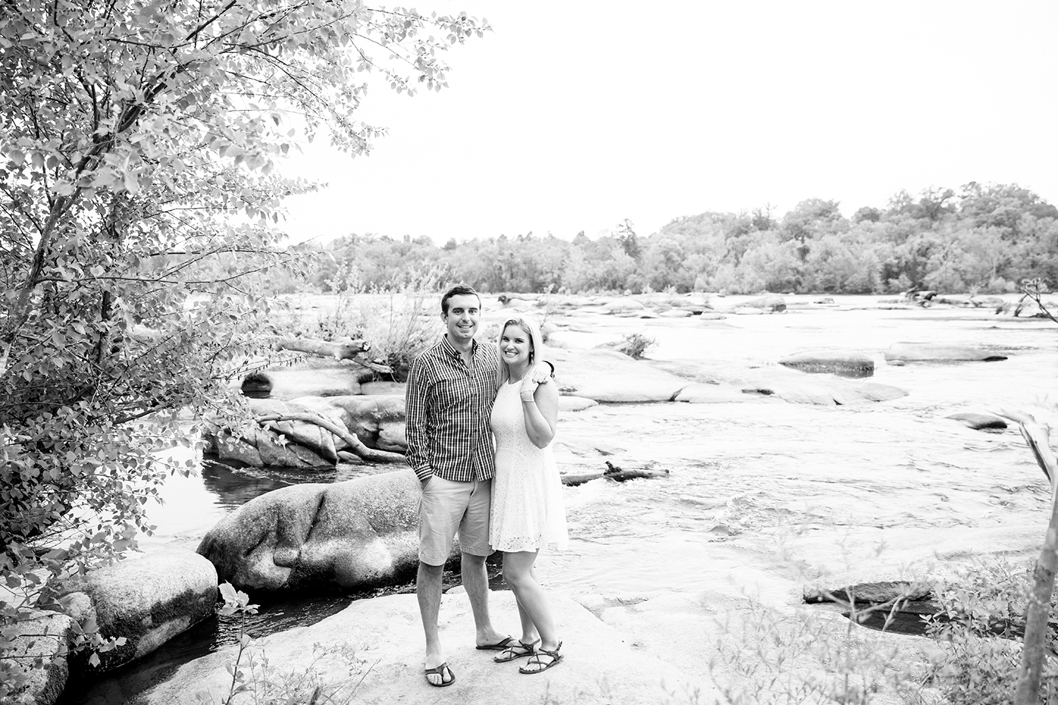 Ashton  Craigs James River Engagement Session - Image Property of www.j-dphoto.com
