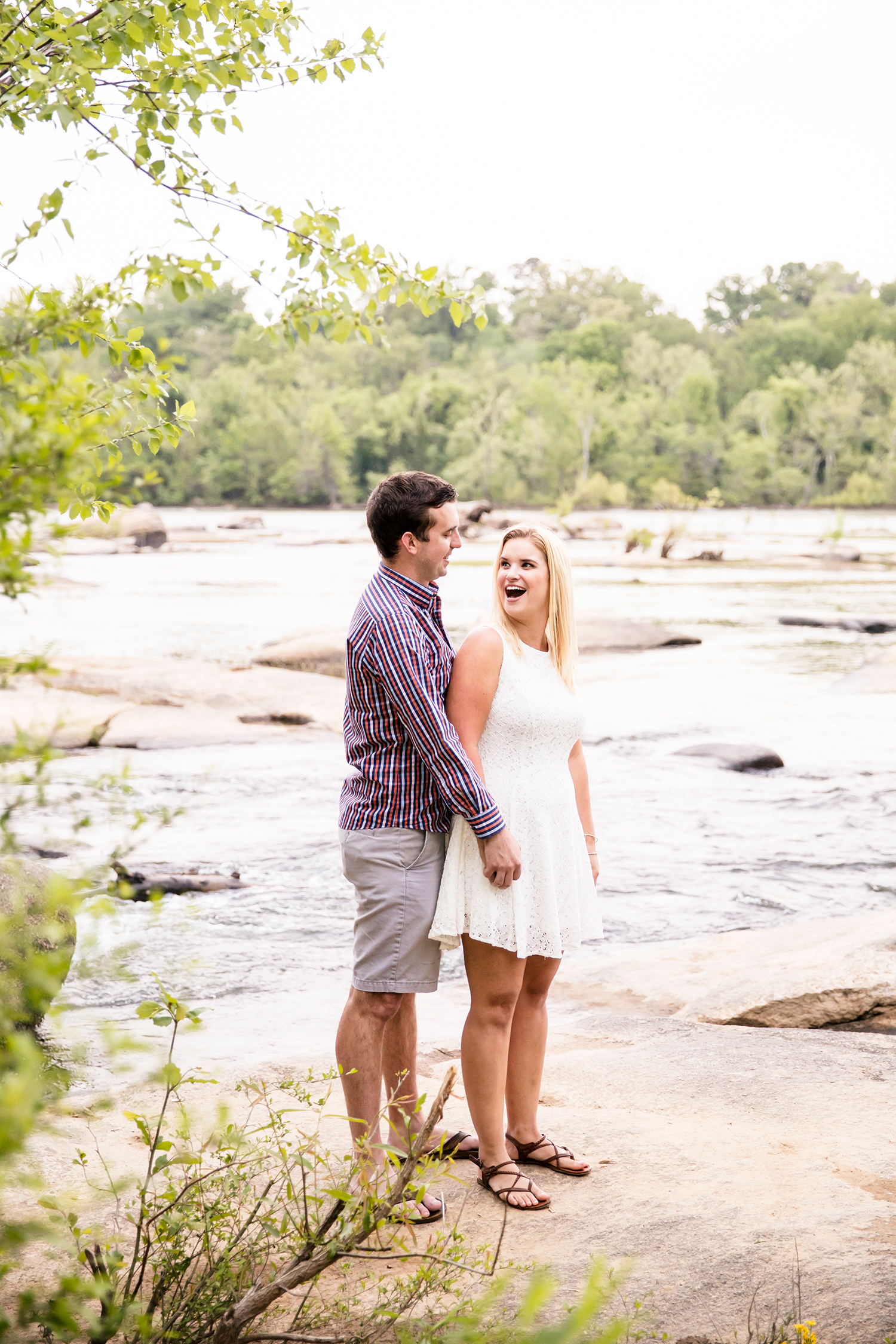 Ashton  Craigs James River Engagement Session - Image Property of www.j-dphoto.com