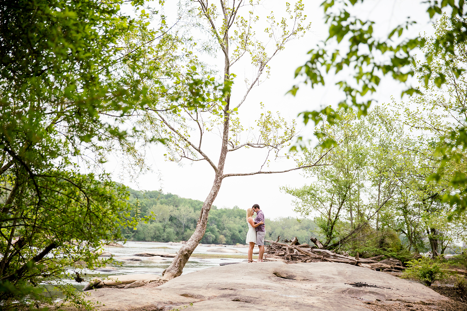 Ashton  Craigs James River Engagement Session - Image Property of www.j-dphoto.com
