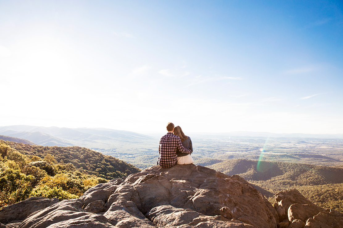 Beth  Devins Engagement Shoot at Humpback Rock - Image Property of www.j-dphoto.com