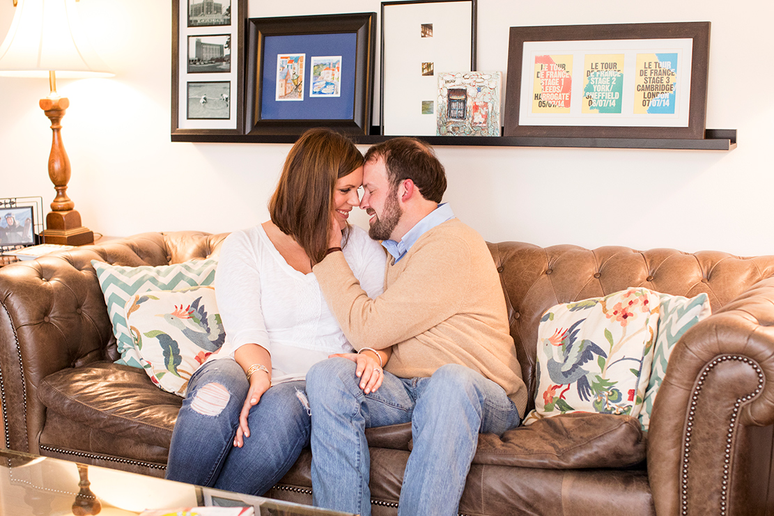 Beth  Blakelys At Home Engagement Shoot - Image Property of www.j-dphoto.com
