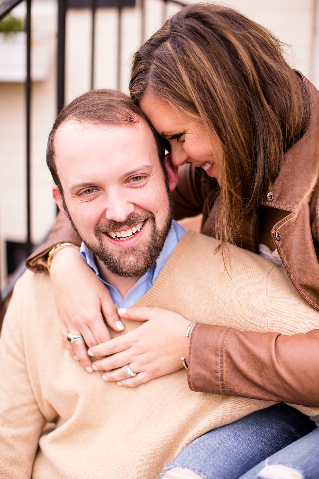 Beth  Blakelys At Home Engagement Shoot - Image Property of www.j-dphoto.com