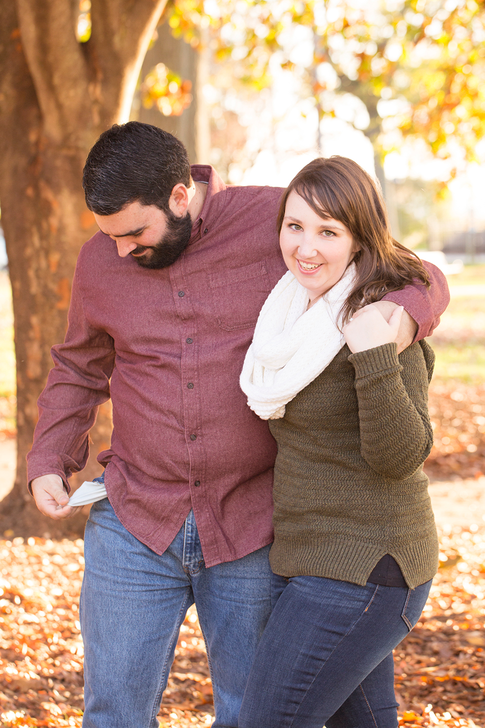 Catherine  Vincents Tandem Bike Engagement Shoot - Image Property of www.j-dphoto.com