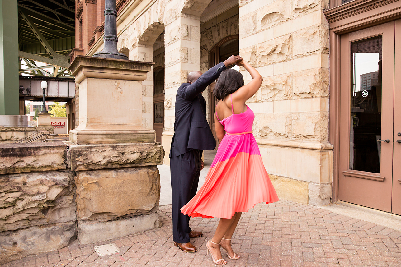 Main Street Station Engagement Session - Image Property of www.j-dphoto.com