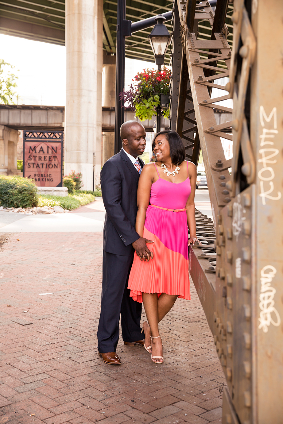 Main Street Station Engagement Session - Image Property of www.j-dphoto.com