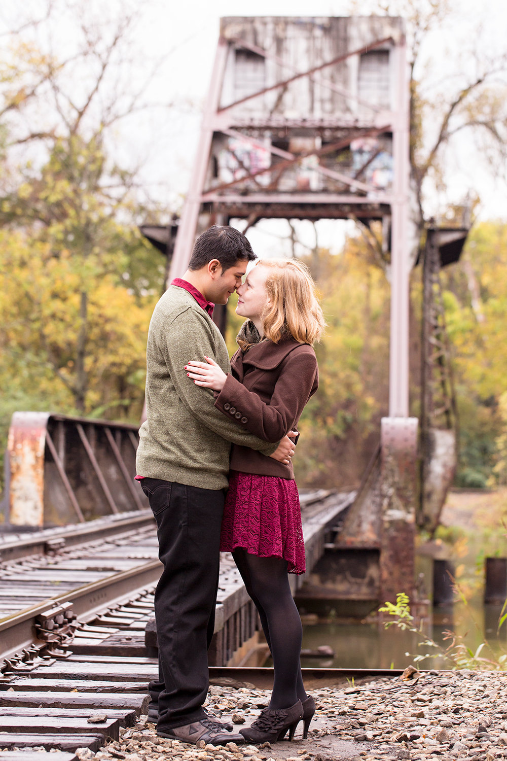 Heather  Jasons Rainy Day Engagement Shoot - Image Property of www.j-dphoto.com