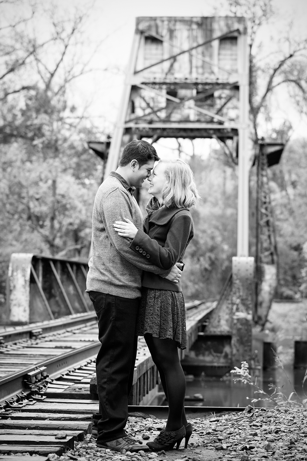 Heather  Jasons Rainy Day Engagement Shoot - Image Property of www.j-dphoto.com