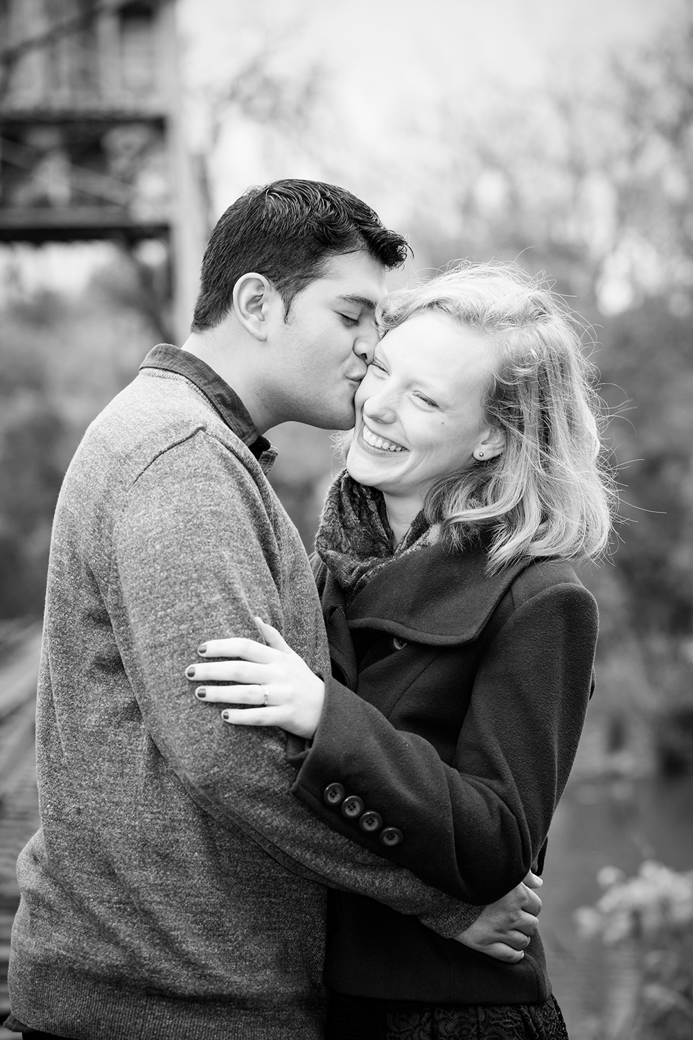 Heather  Jasons Rainy Day Engagement Shoot - Image Property of www.j-dphoto.com