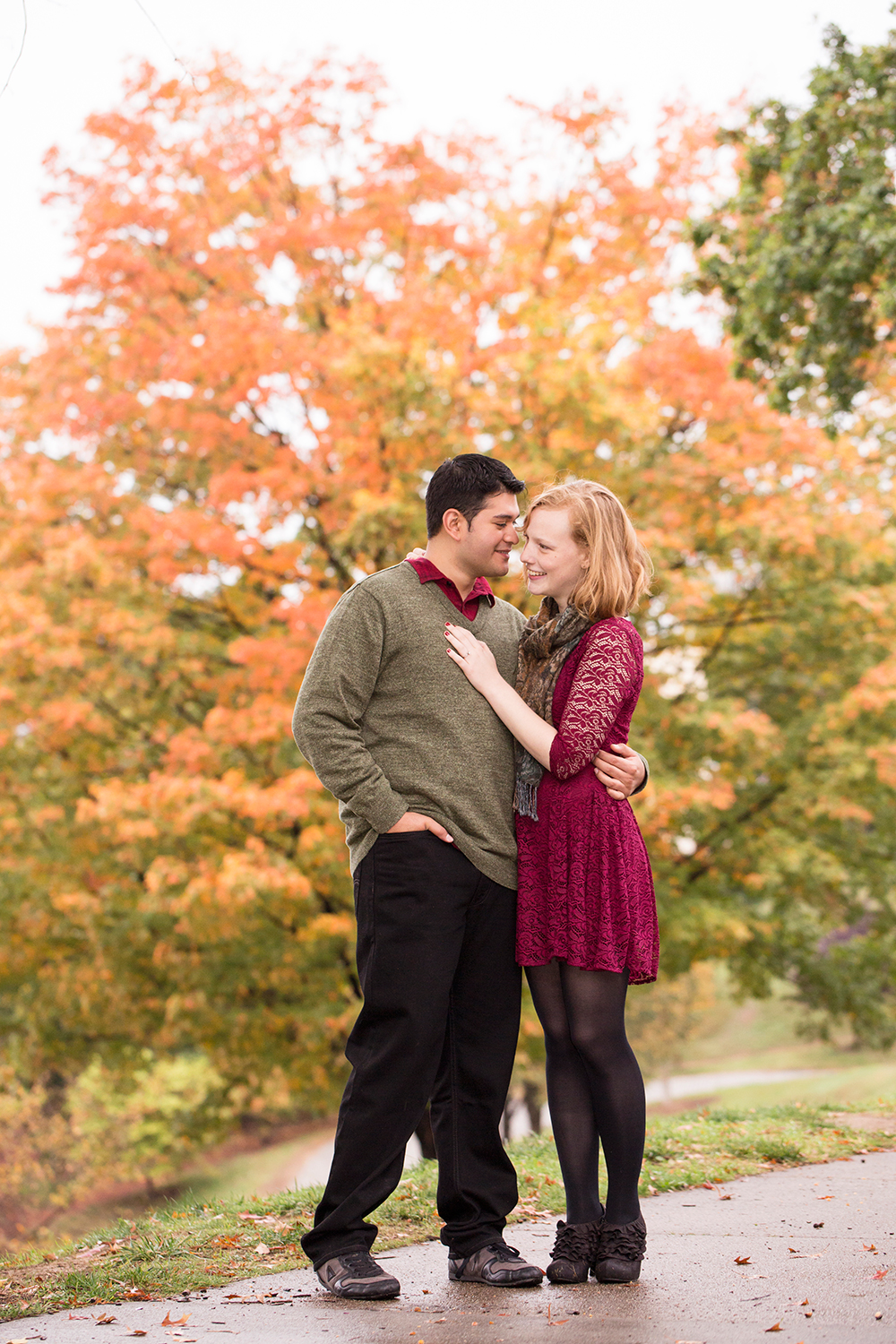 Heather  Jasons Rainy Day Engagement Shoot - Image Property of www.j-dphoto.com
