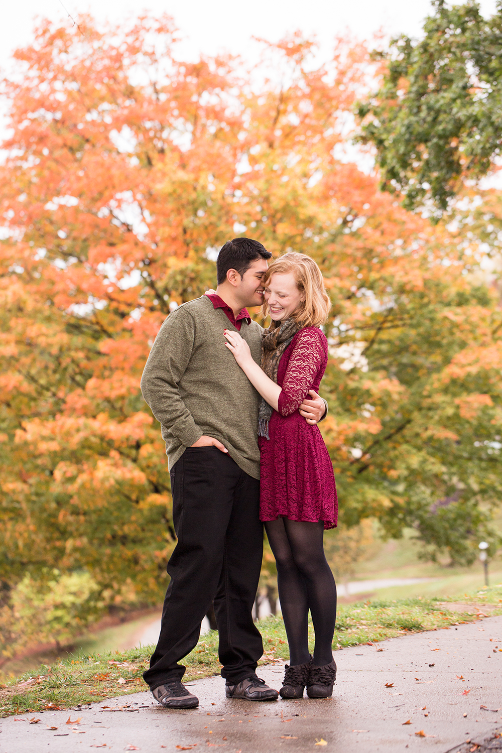 Heather  Jasons Rainy Day Engagement Shoot - Image Property of www.j-dphoto.com