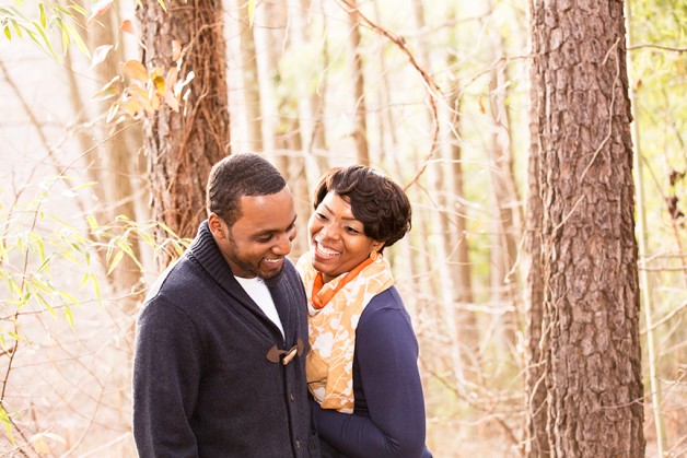 Winter Engagement Photos at Deep Run Park - Image Property of www.j-dphoto.com
