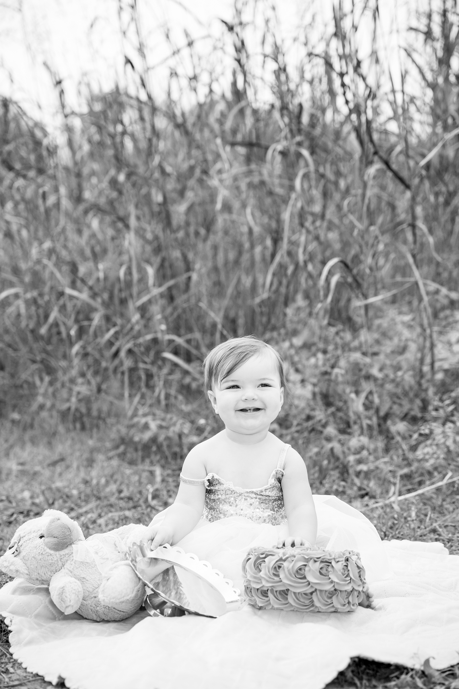 One Year Old Birthday Shoot in Powhatan Virginia  - Image Property of www.j-dphoto.com