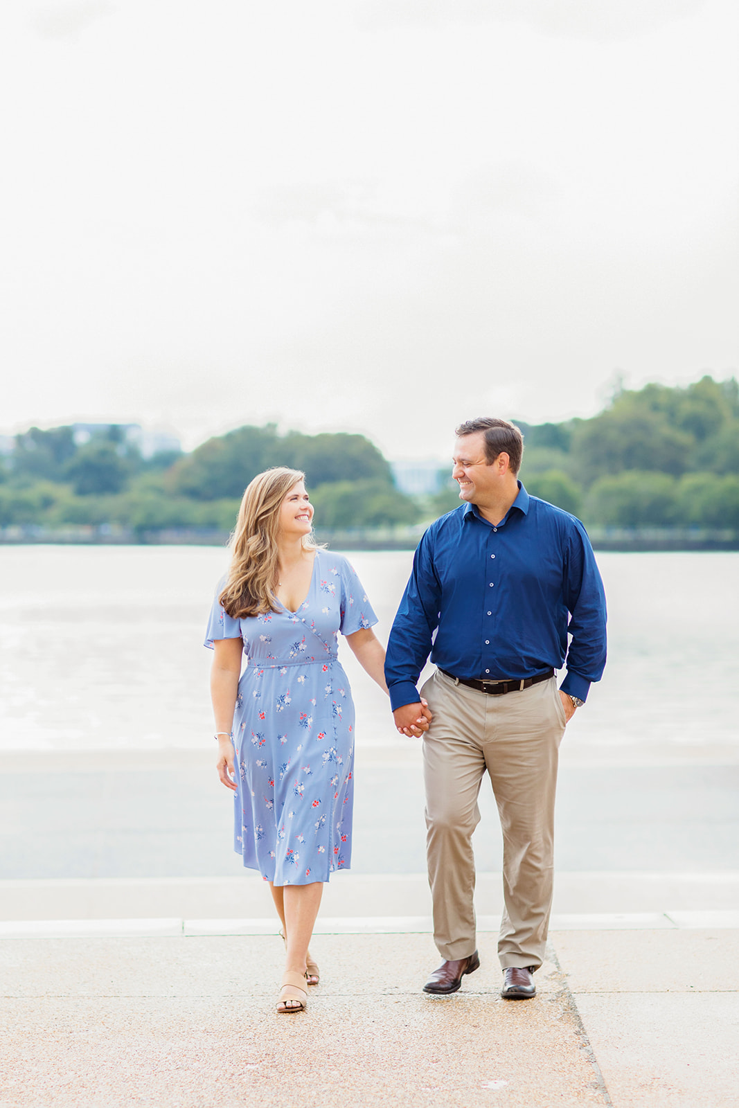Kathryn  Charlies Engagement Shoot at the Jefferson Memorial - Image Property of www.j-dphoto.com