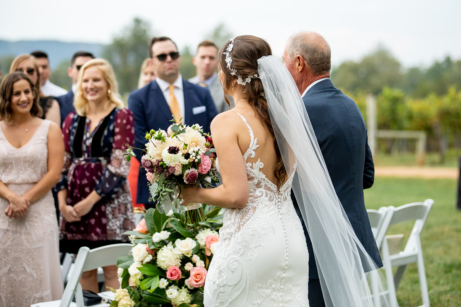Kim  Jesses Wedding at Keswick Vineyard - Image Property of www.j-dphoto.com