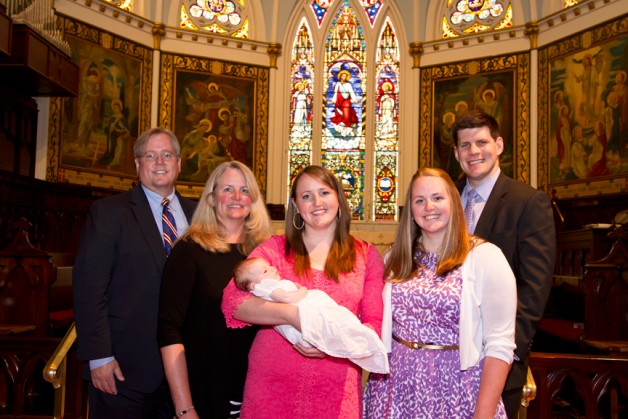 Baby Ellies Baptism in Richmond Virginia - Image Property of www.j-dphoto.com