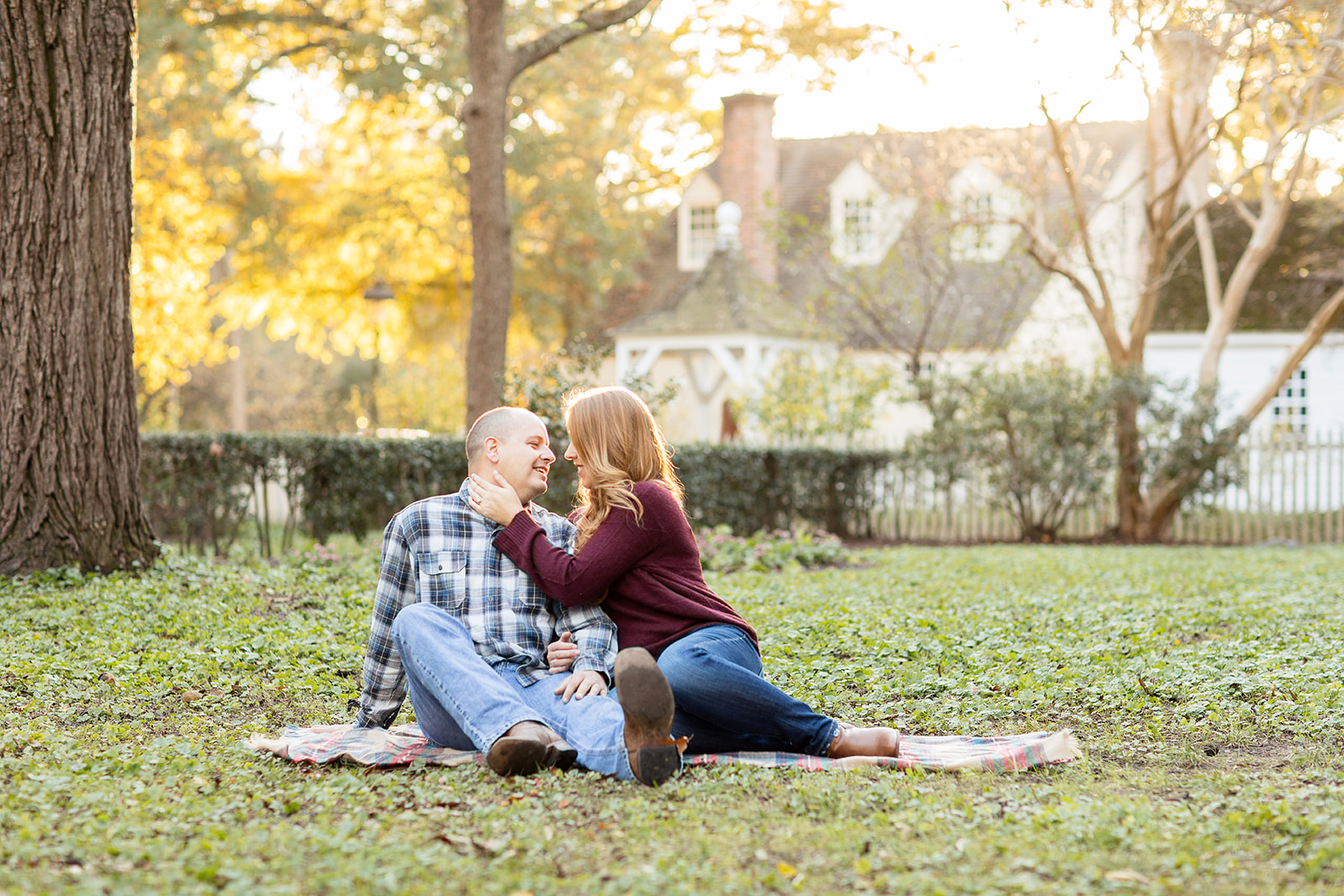 Morgan  Davids Colonial Williamsburg Engagement Shoot - Image Property of www.j-dphoto.com