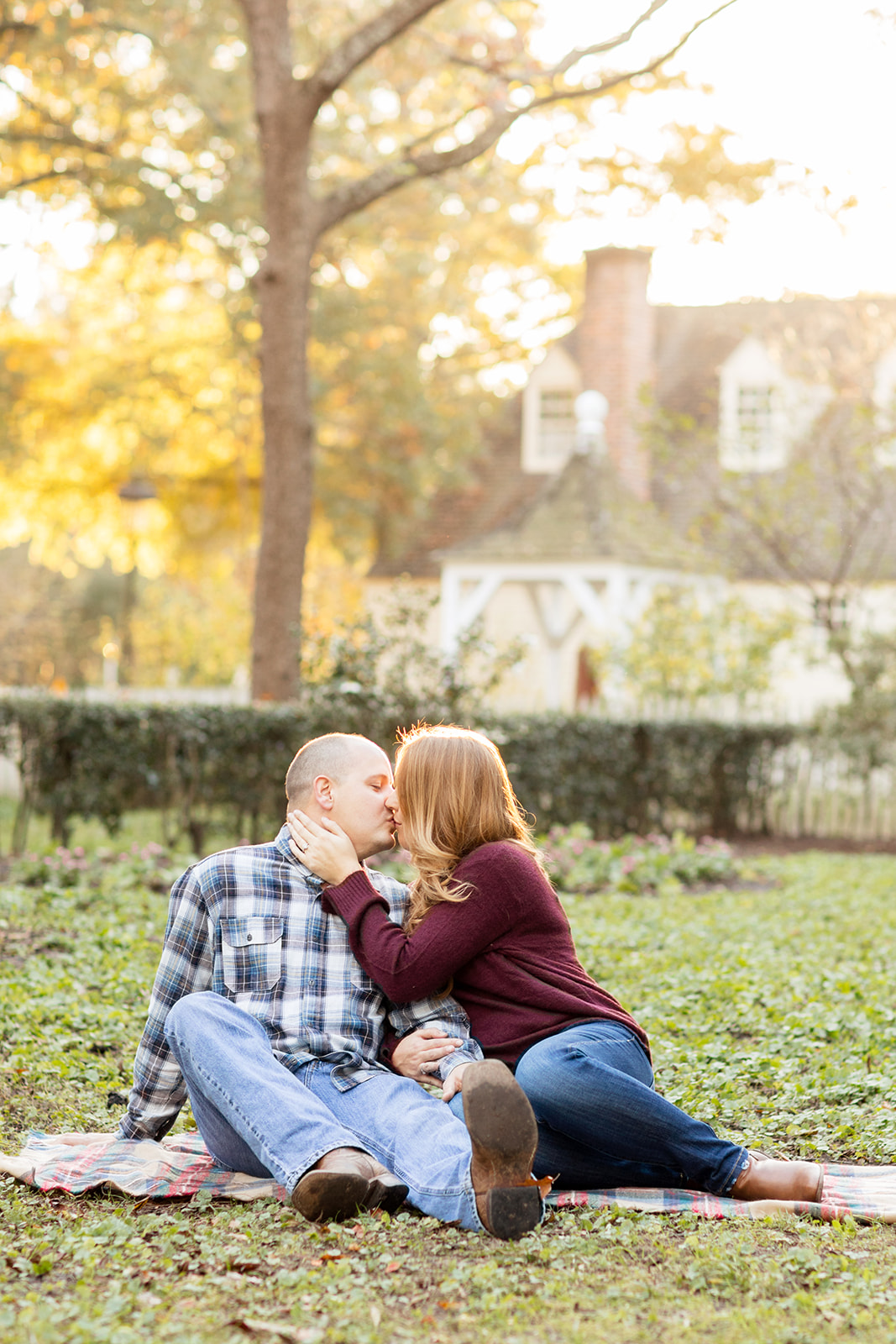 Morgan  Davids Colonial Williamsburg Engagement Shoot - Image Property of www.j-dphoto.com