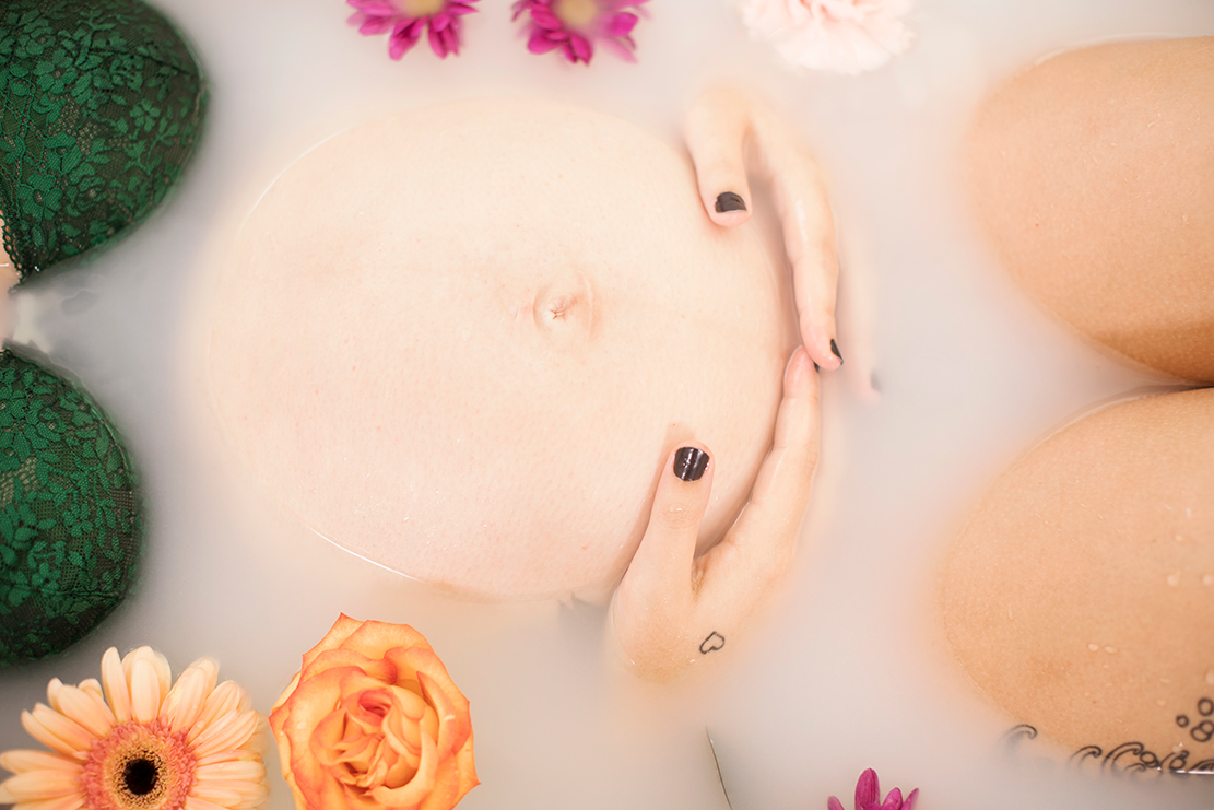 Abbys Flower Maternity Milk Bath - Image Property of www.j-dphoto.com