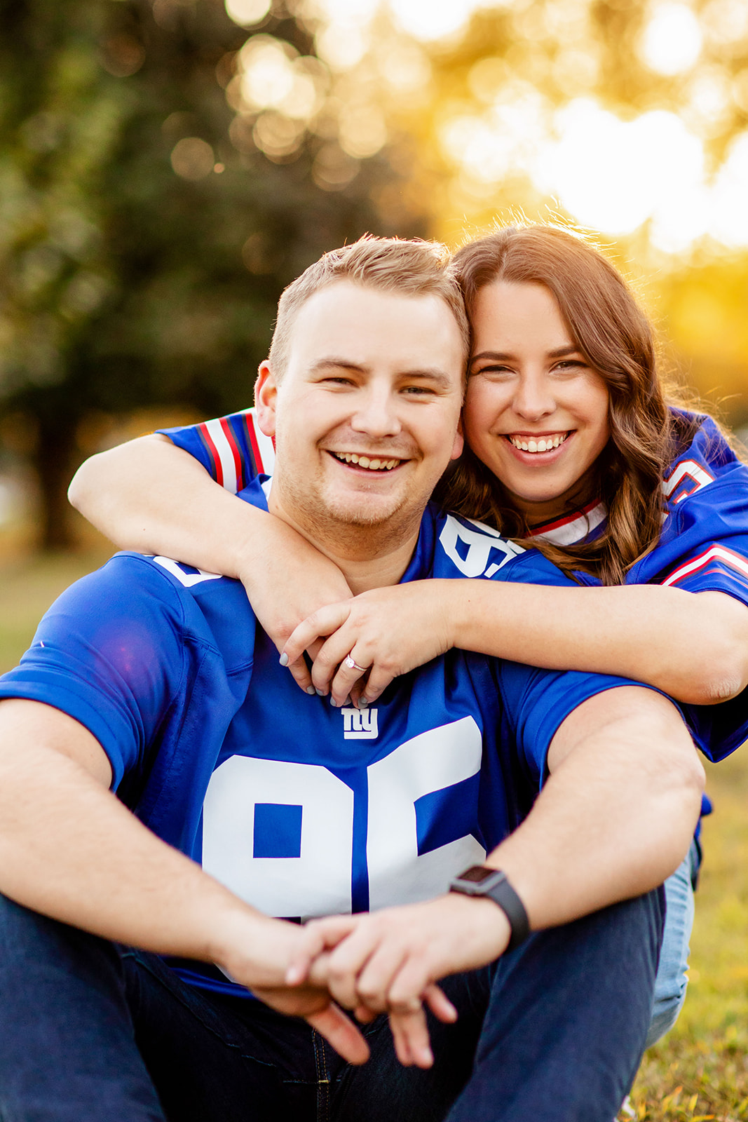 Beer  Football Themed Engagement Photo Shoot - Image Property of www.j-dphoto.com