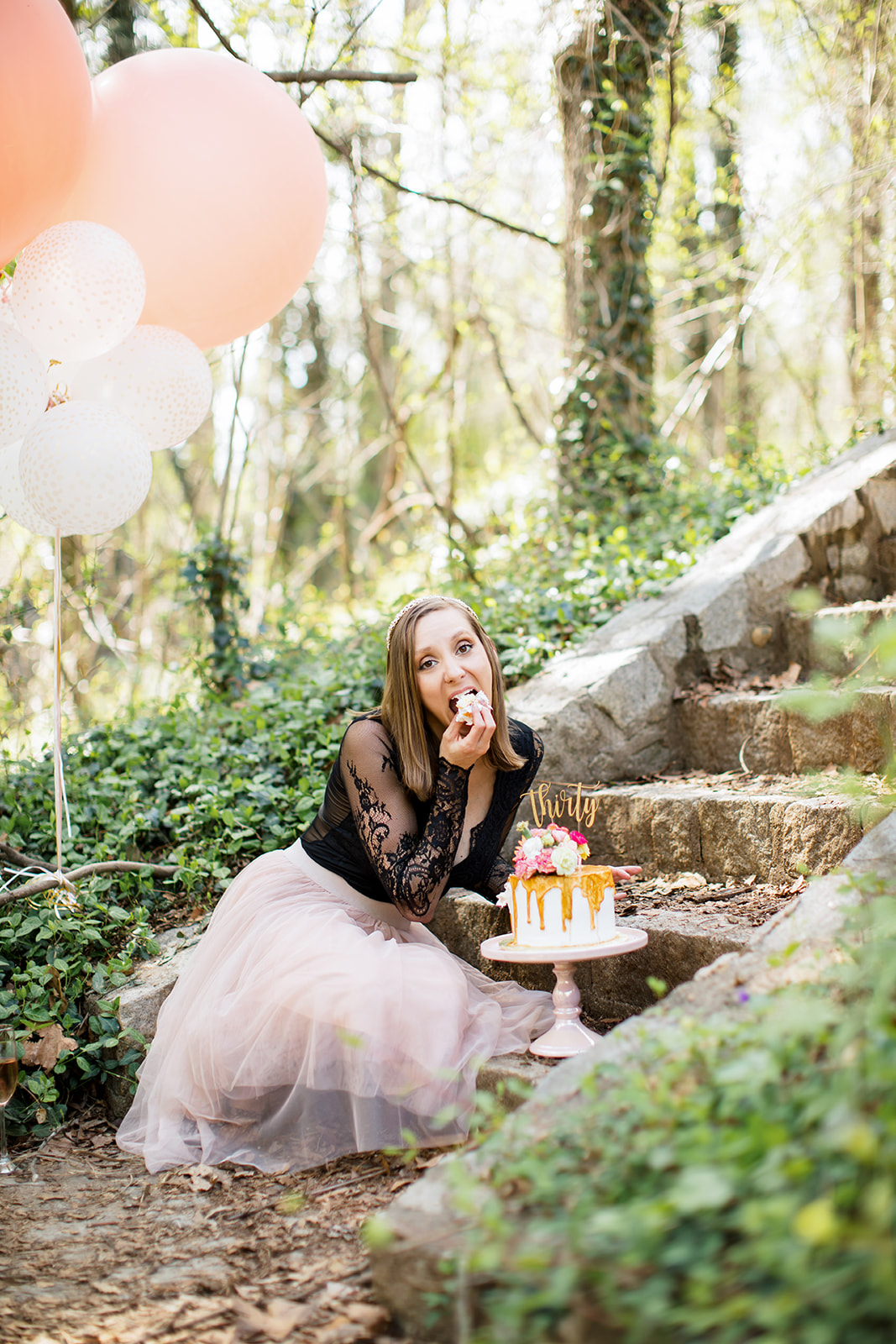 Nicholes 30th Birthday Cake Smash Photo Shoot  - Image Property of www.j-dphoto.com