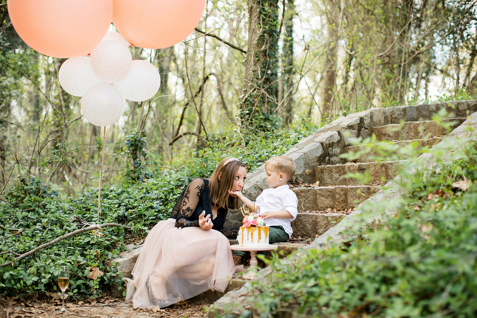 Nicholes 30th Birthday Cake Smash Photo Shoot  - Image Property of www.j-dphoto.com