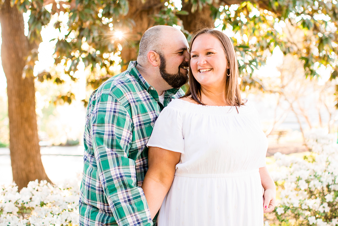 Chris  Rachels Spring Engagement Photos in RVA - Image Property of www.j-dphoto.com