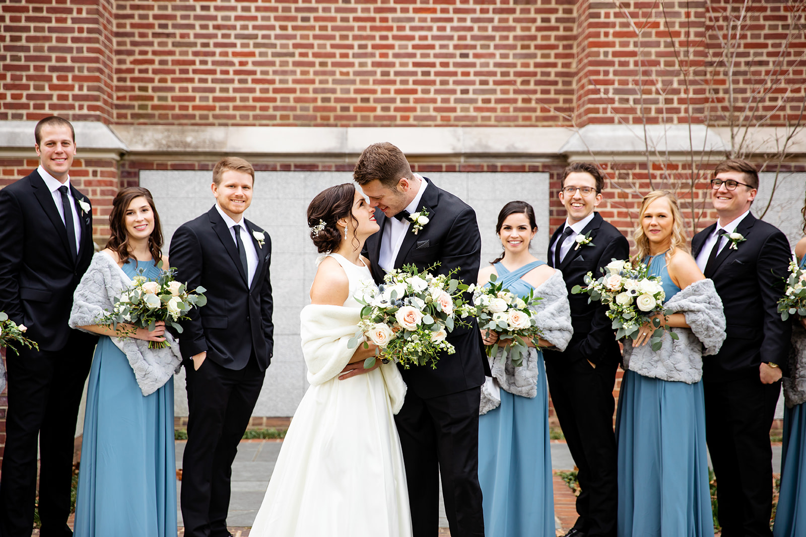 Rachel  Drews Winter Wedding at The John Marshall Ballrooms - Image Property of www.j-dphoto.com