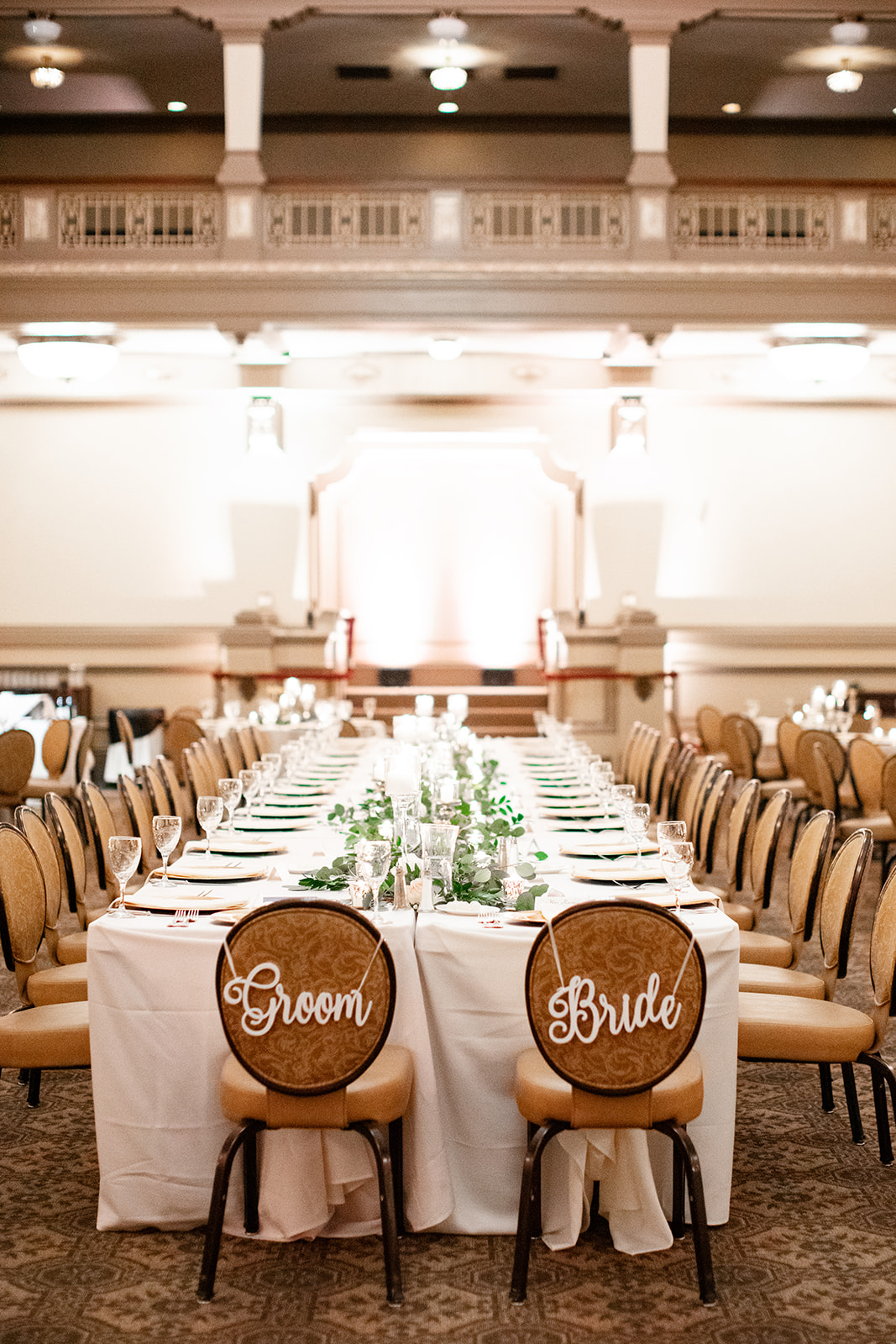 Rachel  Drews Winter Wedding at The John Marshall Ballrooms - Image Property of www.j-dphoto.com