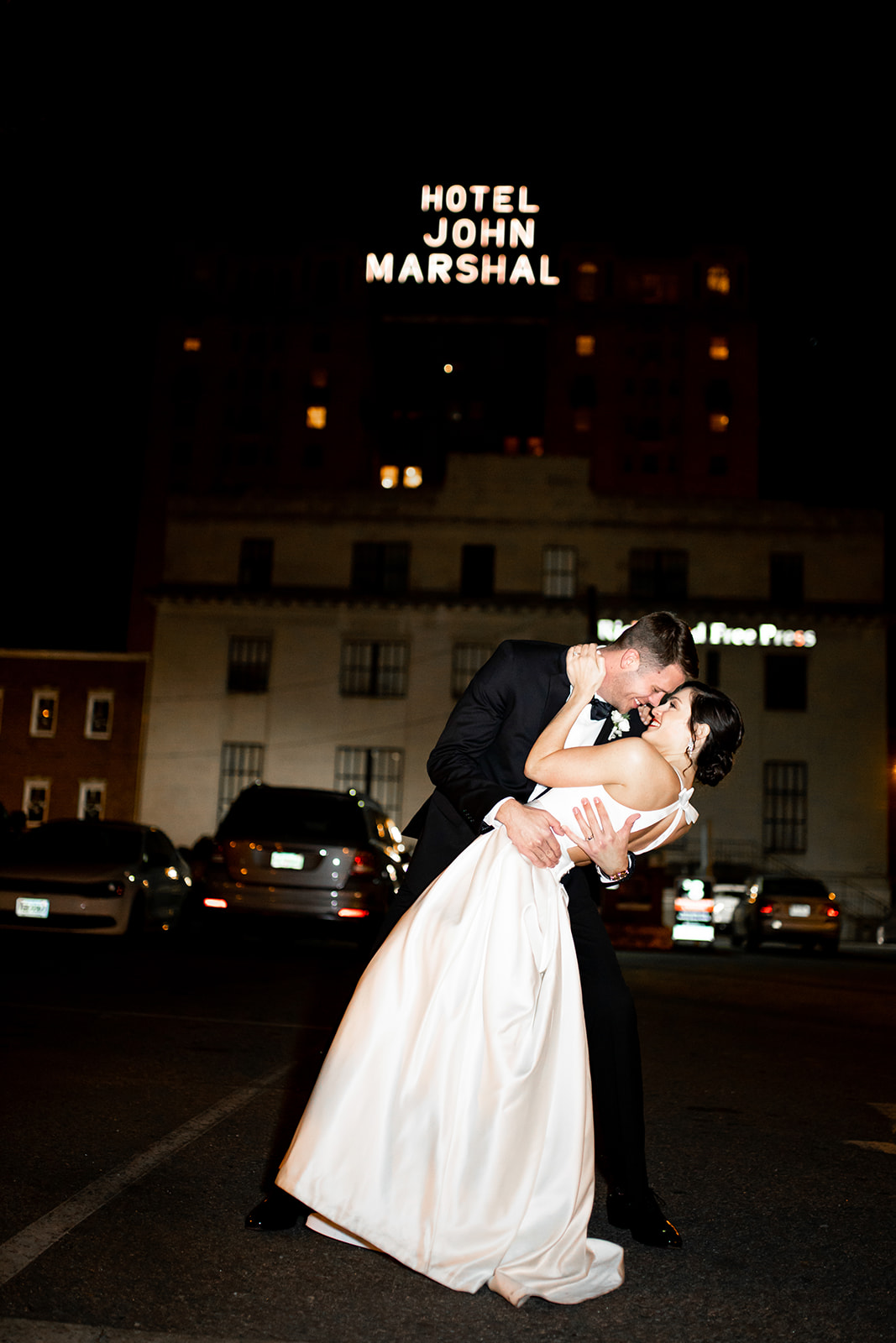 Rachel  Drews Winter Wedding at The John Marshall Ballrooms - Image Property of www.j-dphoto.com
