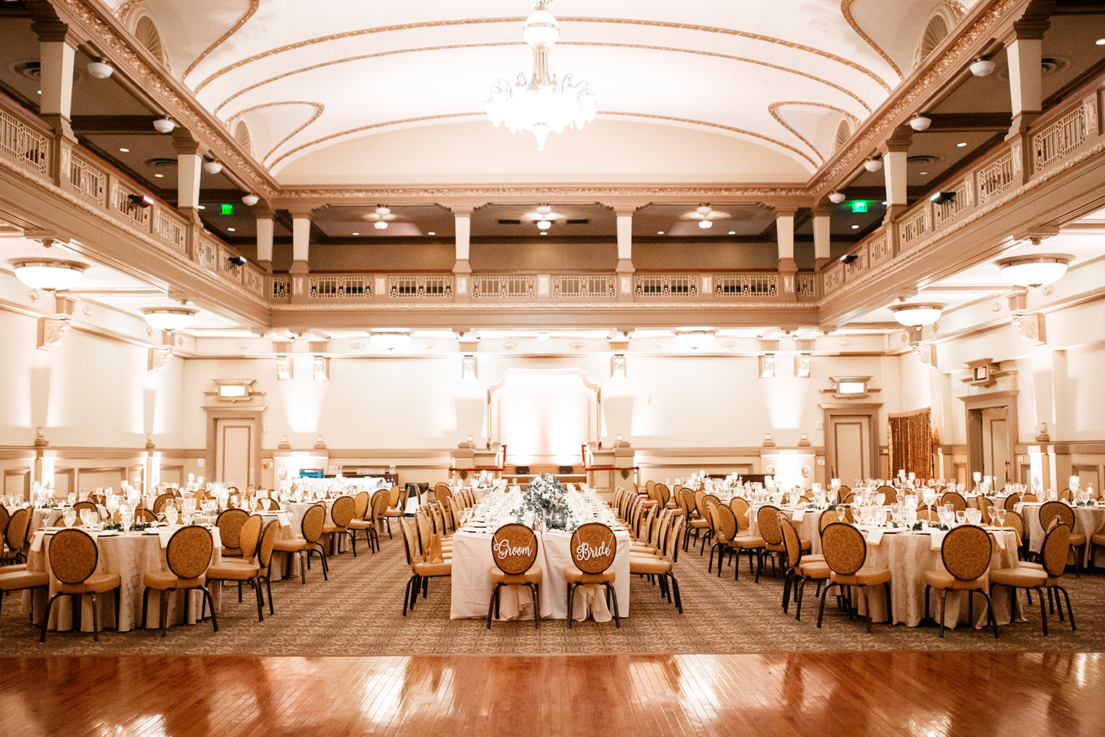 Rachel  Drews Winter Wedding at The John Marshall Ballrooms - Image Property of www.j-dphoto.com